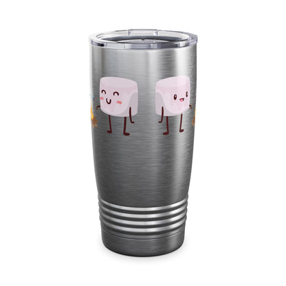 Marshmallow Grill People Camping Gift Funny Tumbler