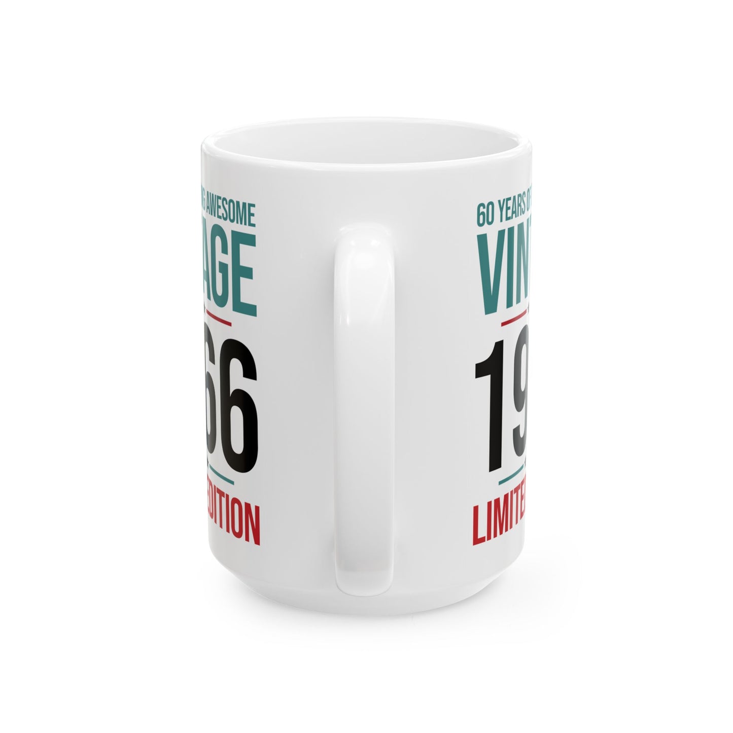 60 Year Old Gifts Vintage 1966 60 Years Awesome 60th Birthday Coffee Mug