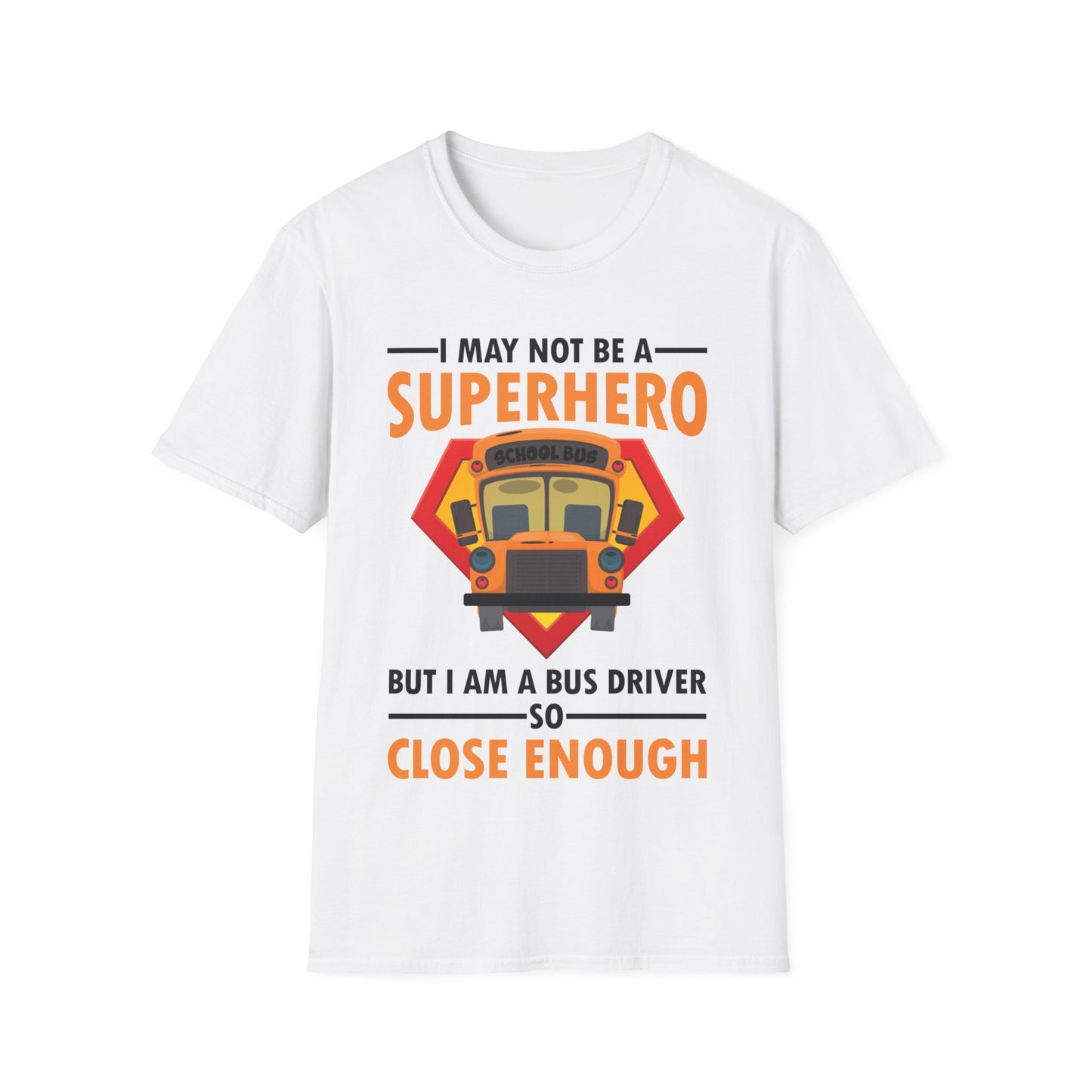 Superhero School Bus Driver Shirt Funny Bus Driver T-Shirt