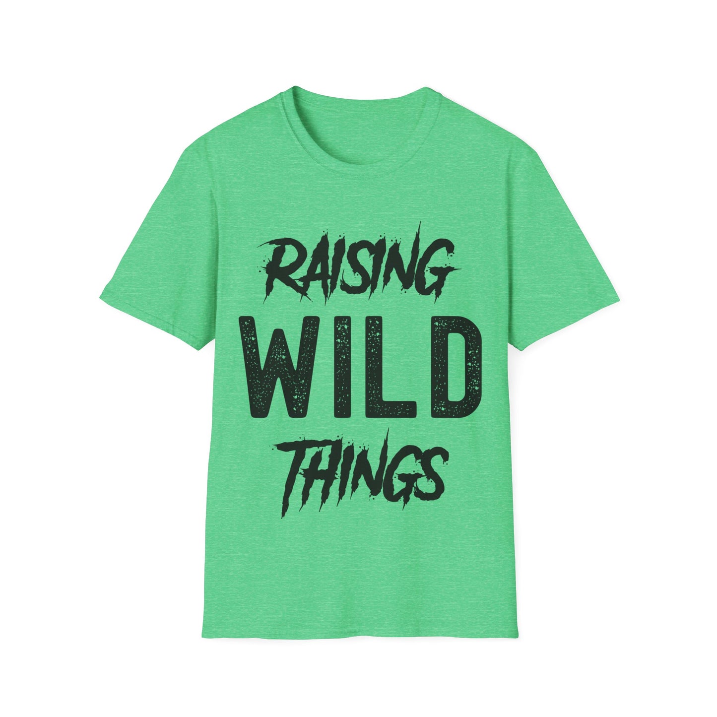 Womens Raising Wild Things Mom Cute Mothers Day Birthday T-Shirt