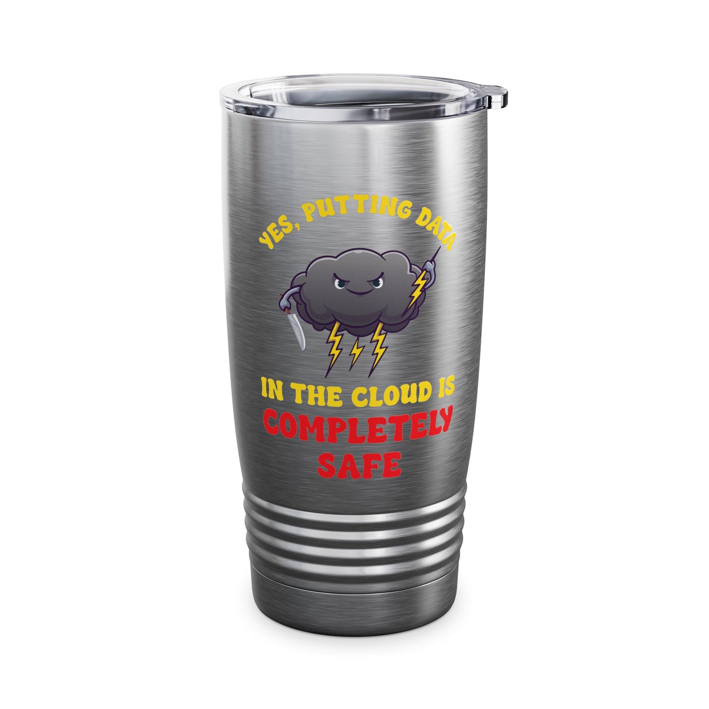 Funny Cloud Computer Tech Internet Cloud Storage Data Tumbler For Men Women