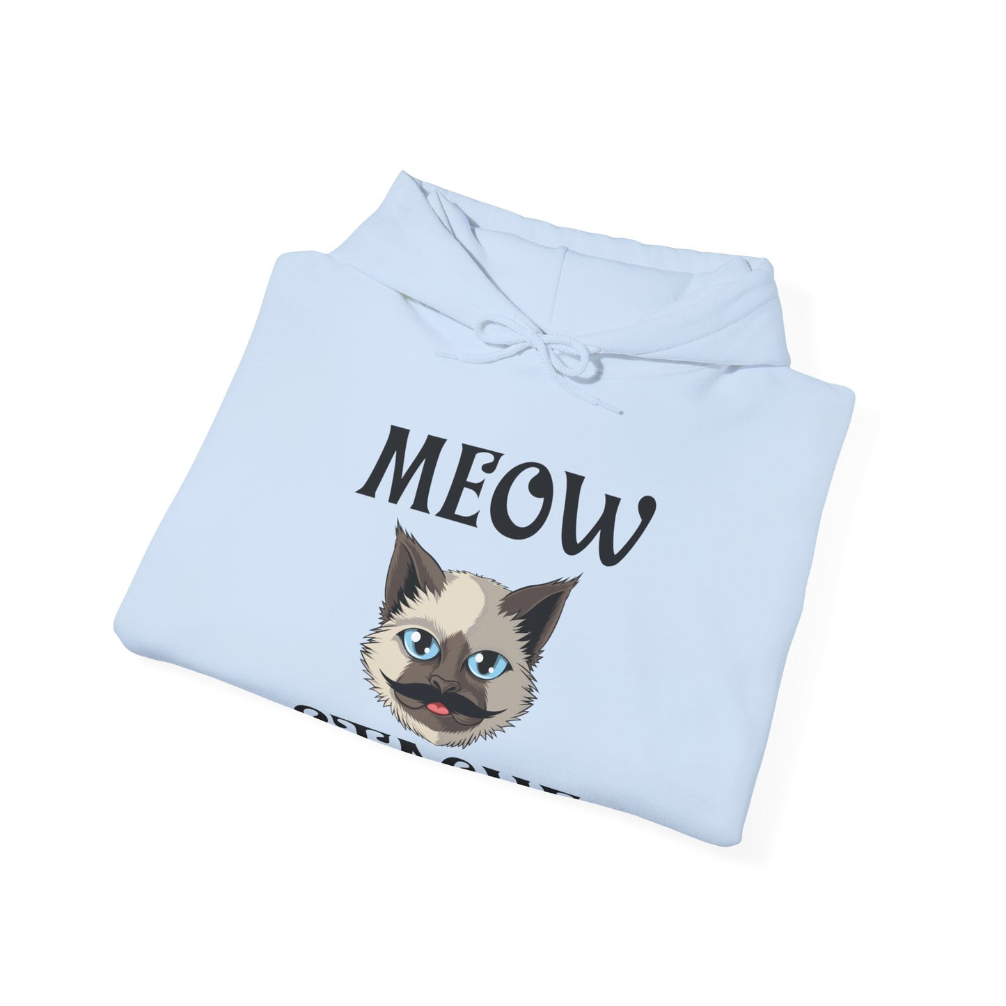 Meowstache Cat Mustache Moustache Beard Bearded Kitten Lovers Hoodie For Men Women Hoodie