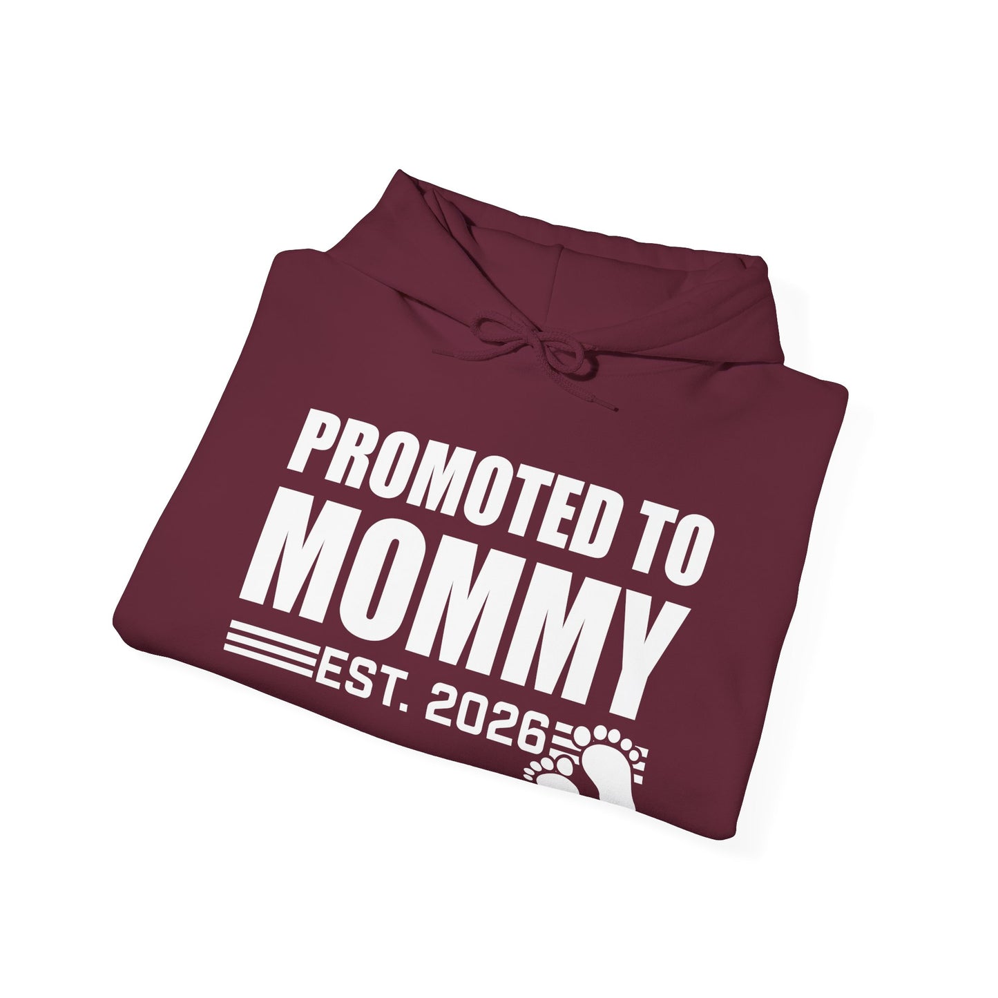 Promoted To Mommy 2026 Pregnancy Announcement Mothers Day Mom To Be Hoodie