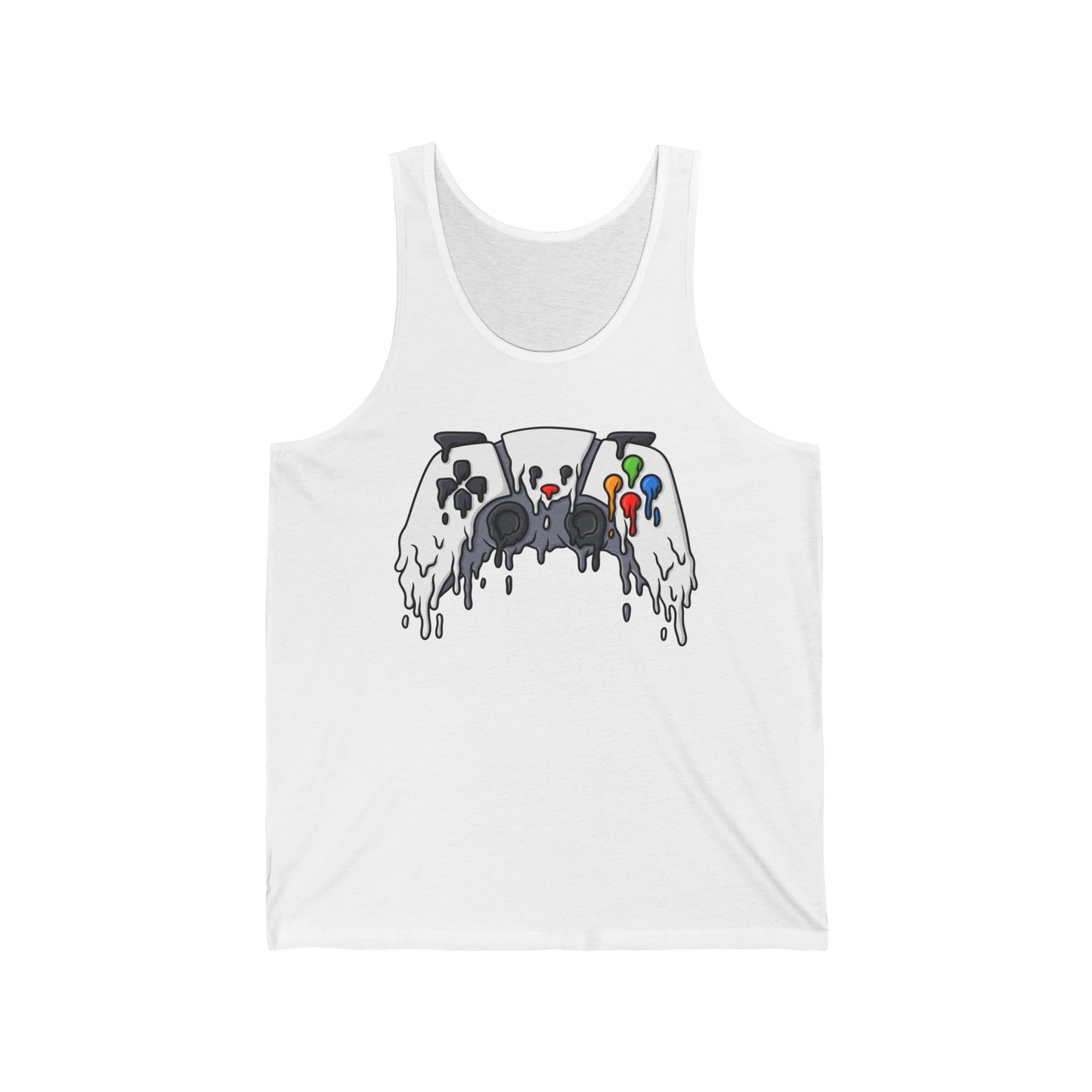 Melting Gaming Console Halloween Gaming Controller Tank Top For Gamers