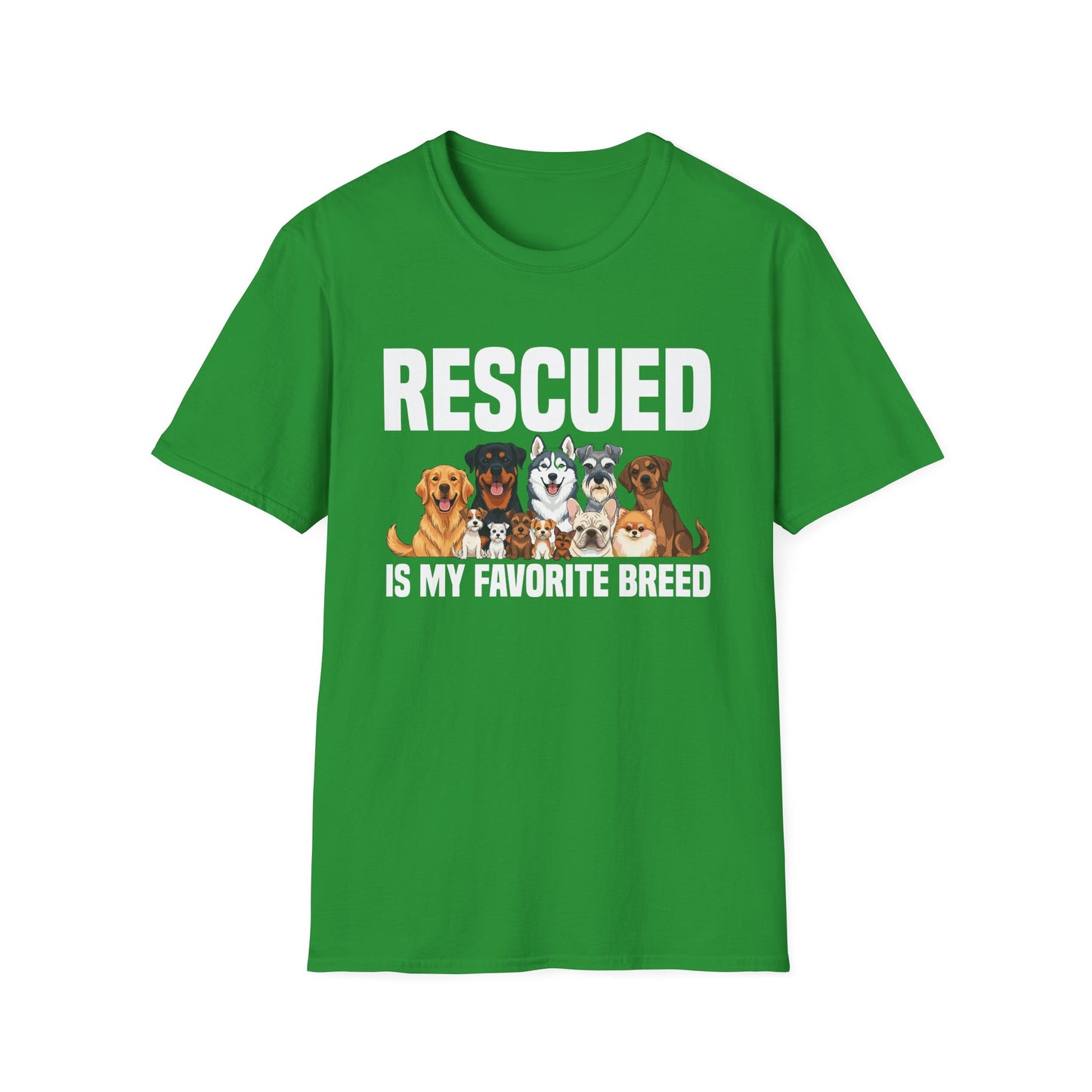 Rescued is My Favorite Breed Animal Rescue T-Shirt