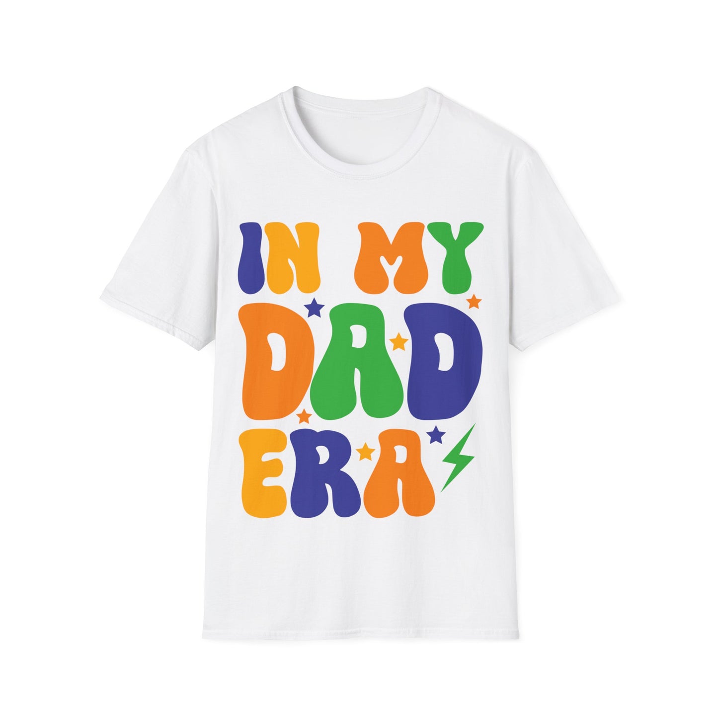 Funny Groovy In My Dad Era Funny Dad Father Daddy Era T-Shirt For Men T-Shirt