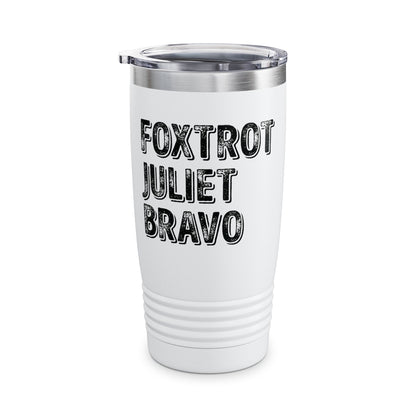 Retro Vintage Foxtrot Juliet Bravo Tumbler For Men Women