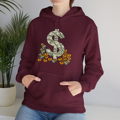 Cool As Dollar Bill Dollar Sign $$ Gift Hoodie For Men Women Hoodie