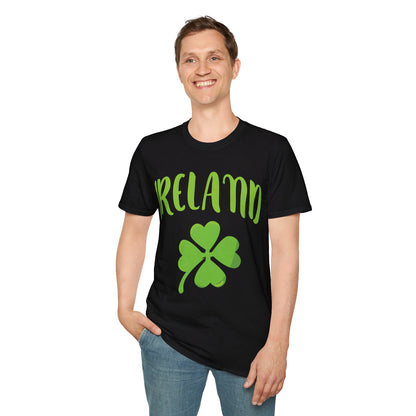 Ireland Shamrock St Patricks Day Clover Irish T-Shirt For Men Women T-Shirt