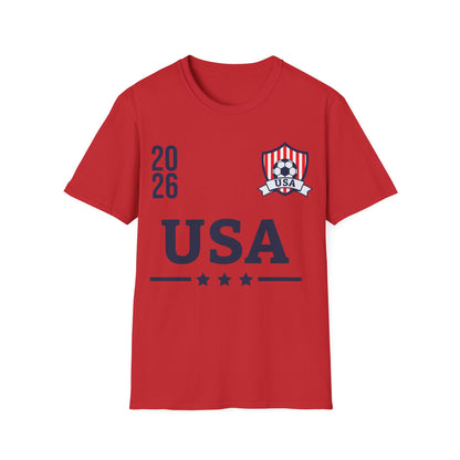 USA Soccer Tee Flag Football Shirt Gift 2026 T-Shirt