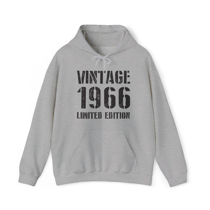 Funny Vintage 1966 60th Birthday Gifts 60 Year Old Hoodie For Men Women Hoodie