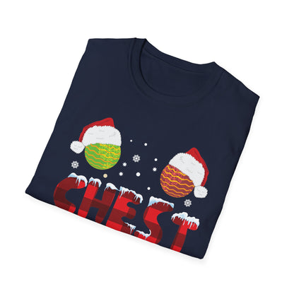 Chest Nuts Matching Chestnuts Funny Christmas Couples Chests T-Shirt