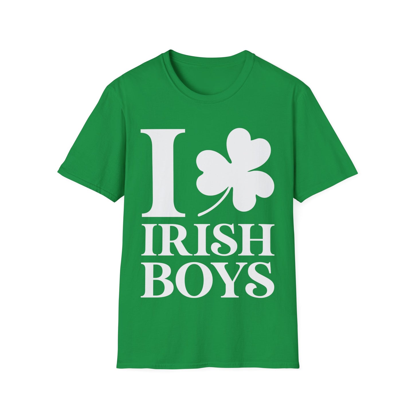 Funny I Love Irish Boys Shamrock St Patricks Day T-Shirt For Men Women T-Shirt