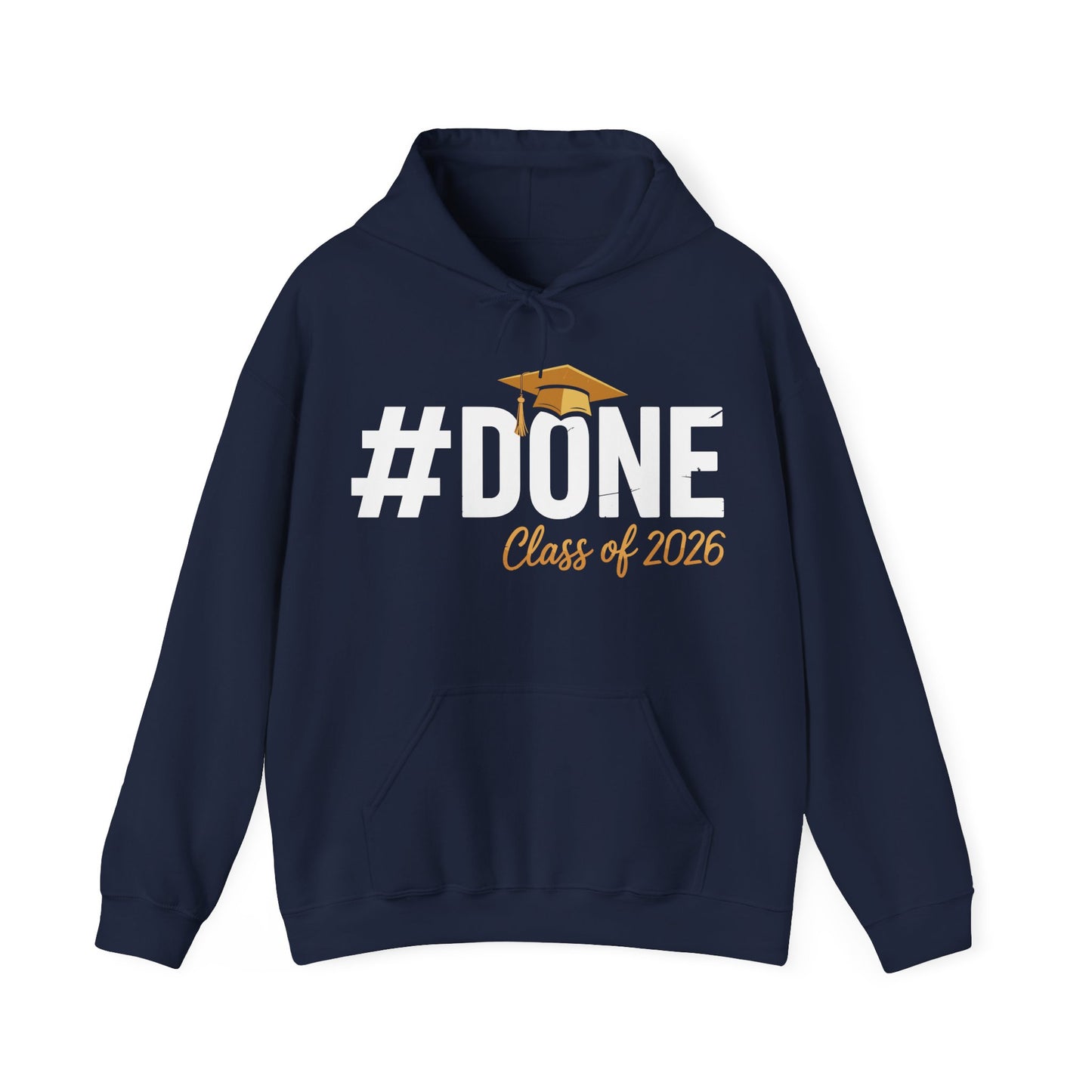 #Done Class of 2026 Graduation So Done Senior 2026 Grad Hoodie For Men Women