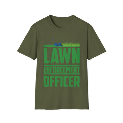 Funny Lawn Enforcement Officer Garden Gardener T-Shirt Men Women