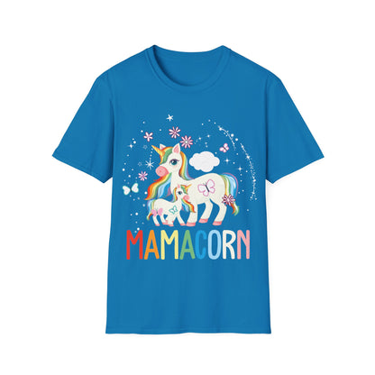 Funny Mamacorn Unicorn Lover Mom Mothers Day Retro T-Shirt