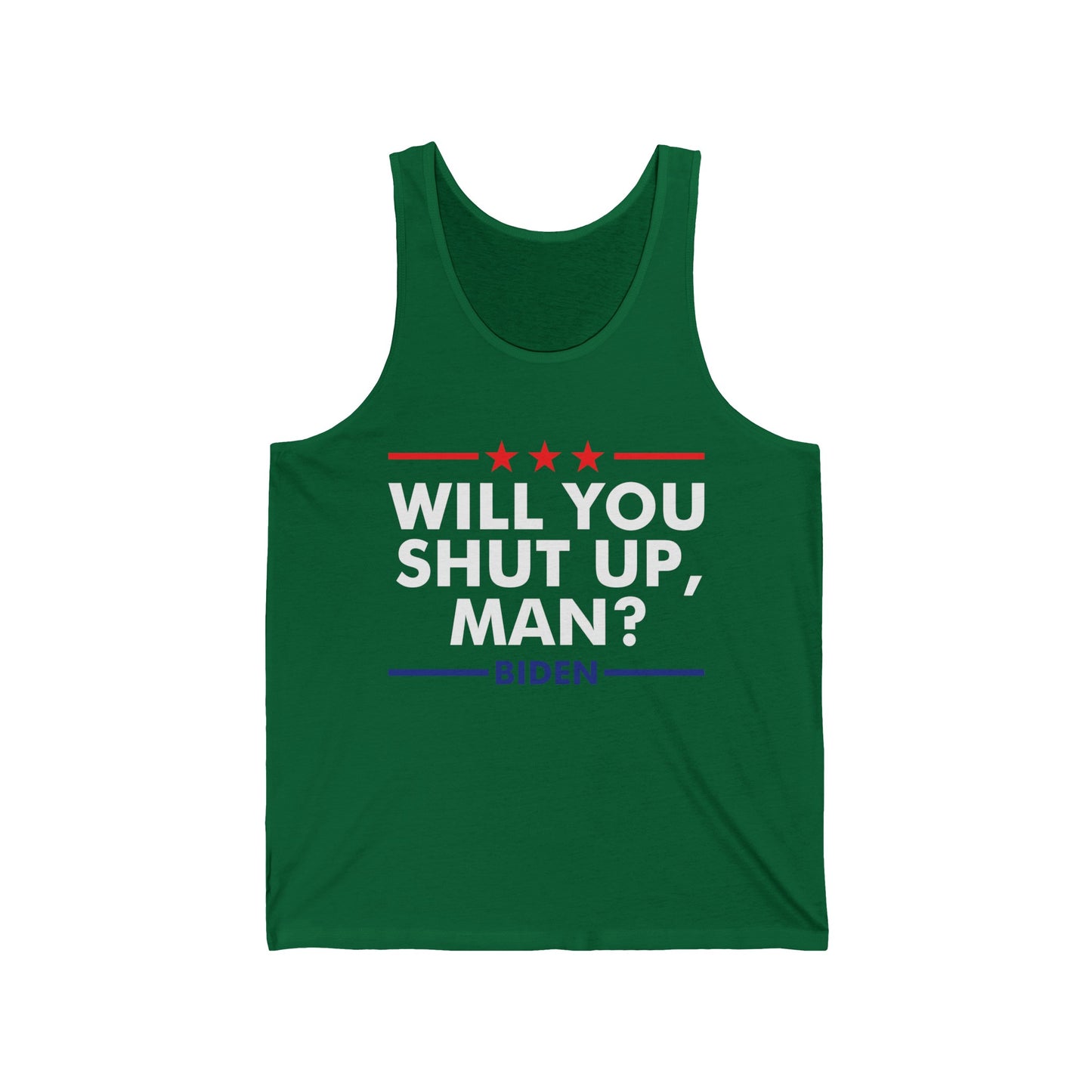 Will You Shut Up Man Biden Presidential Debate 2020 Tank Tops For Men Women