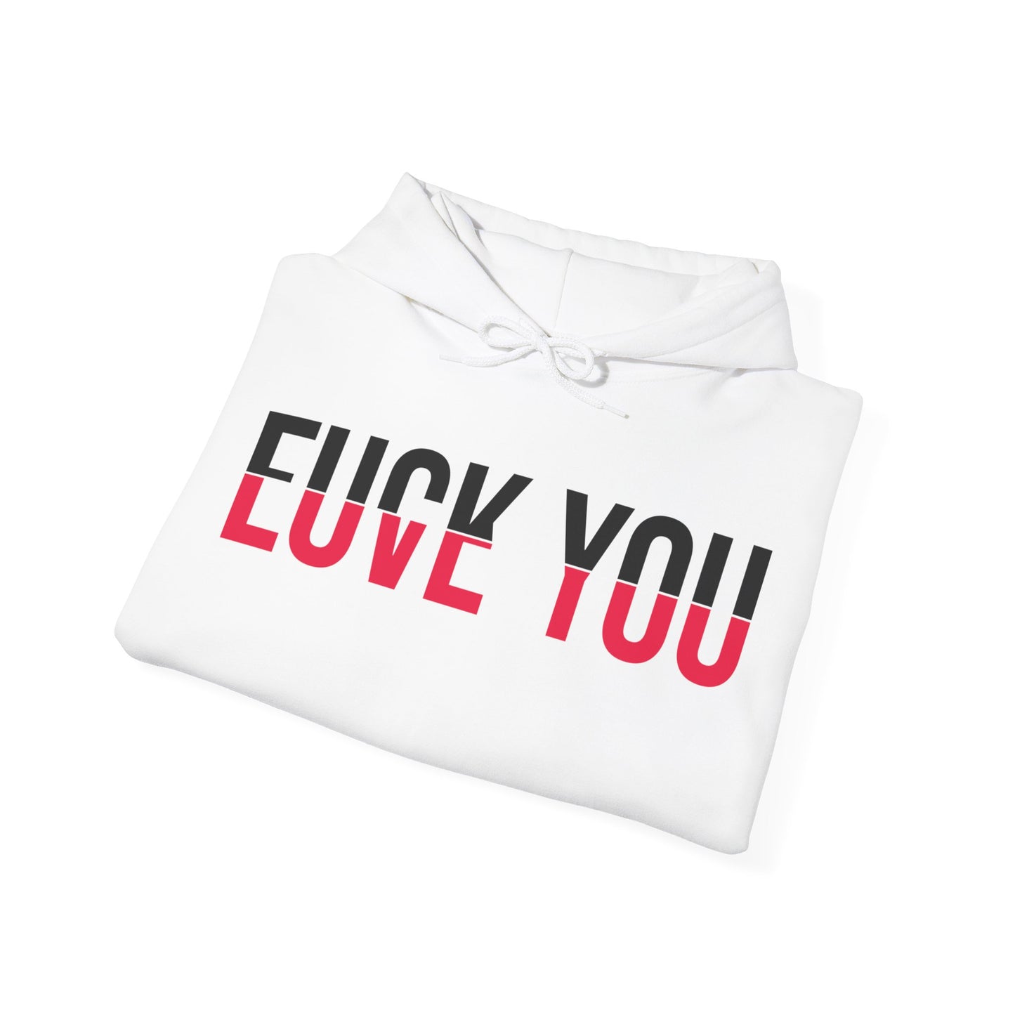 Love You Fck You Love and Hate Cross Word Hoodie For Men Women Hoodie