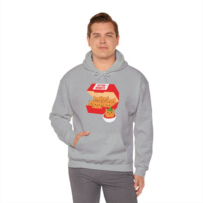 Funny Kitten Nuggets Food Pun Cat Lover Gift Chicken Nuggets Hoodie For Men Women Hoodie