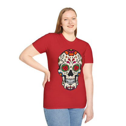 Sugar Skull Dia De Los Muertos Costume Halloween Day Of Dead T-Shirt