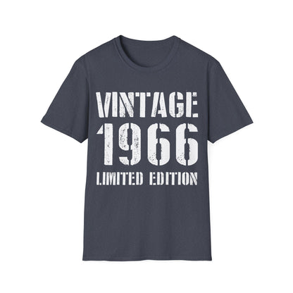 Funny Vintage 1966 60th Birthday Gifts 60 Year Old T-Shirt For Men Women