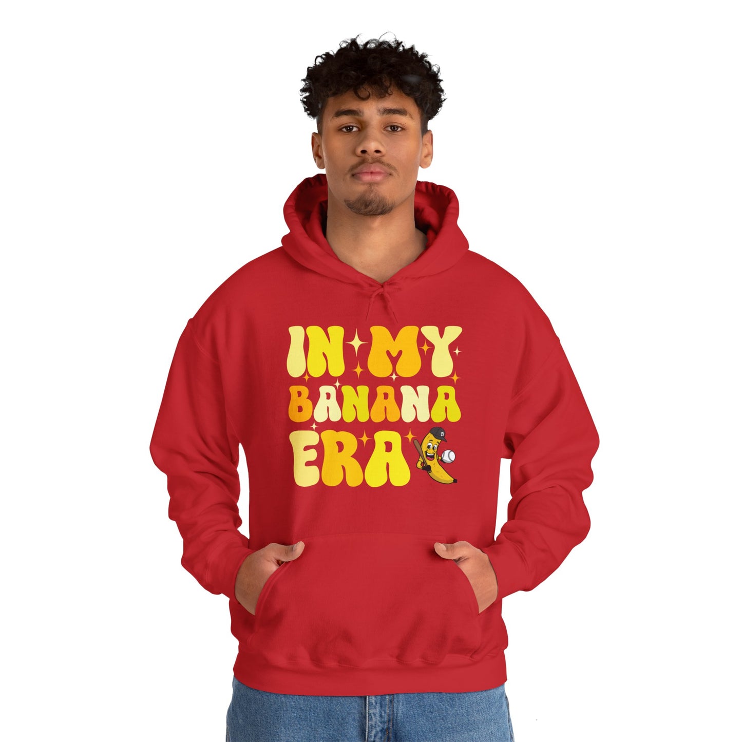Funny In My Bananas Era Fruit Lover Baseball Player Hoodie For Men Women Hoodie