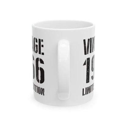 Funny Vintage 1966 60th Birthday Gifts 60 Year Old Coffee Mug For Men Women