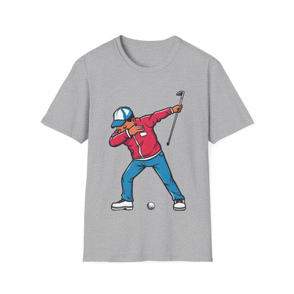 Funny Dabbing Golf Player Golfer Golfing Funny Boys Men Dab Dance T-Shirt For Men Women T-Shirt