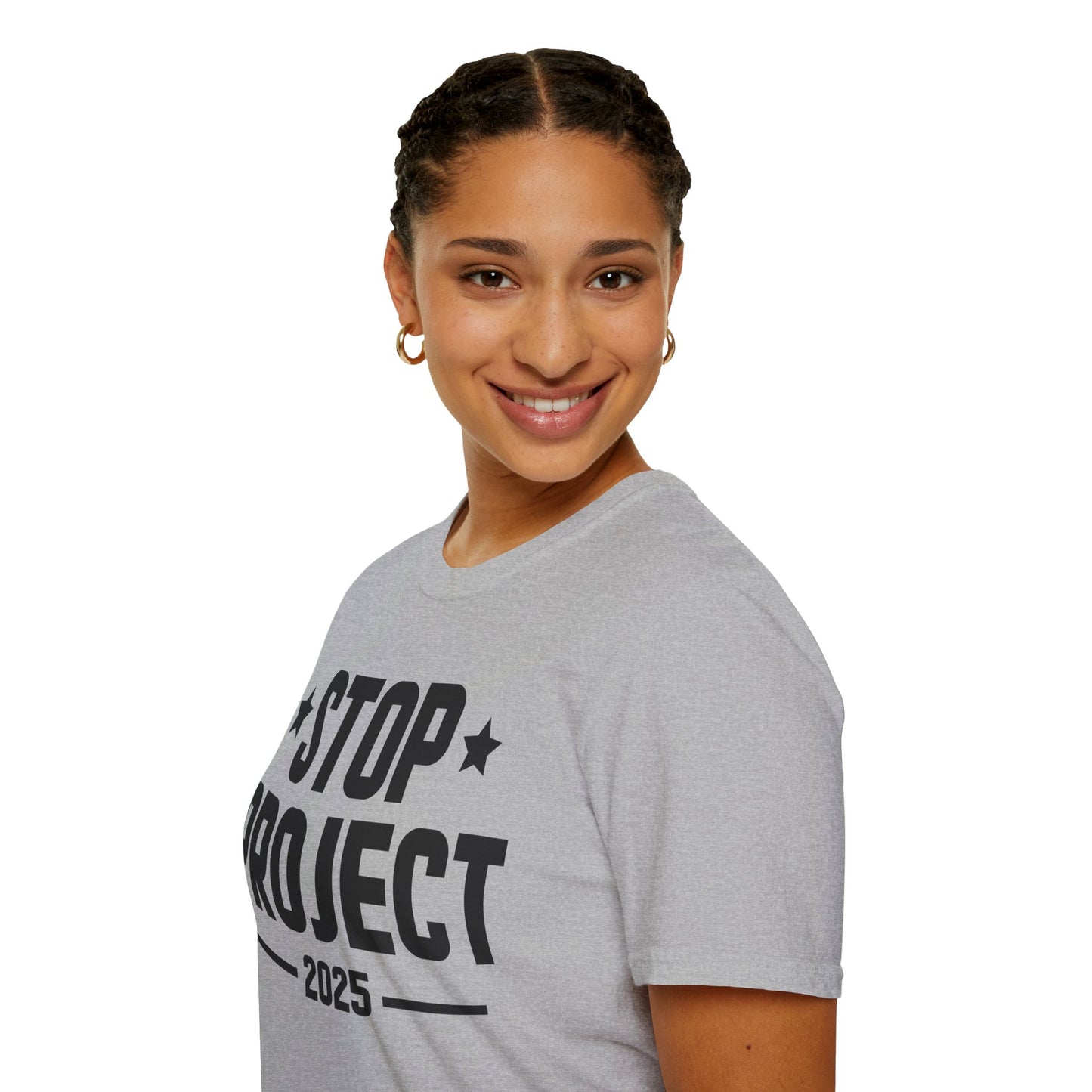 Stop Project 2025 T-Shirt For Women Men T-Shirt