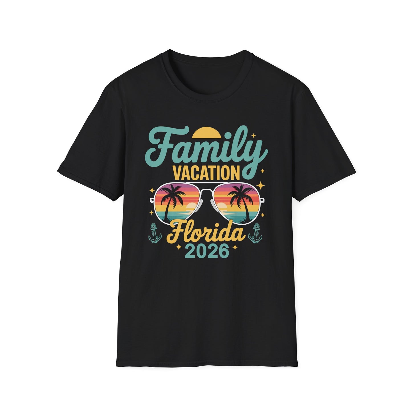 Funny Family Vacation Florida 2026 Florida Group Summer Trip T-Shirt For Men Women
