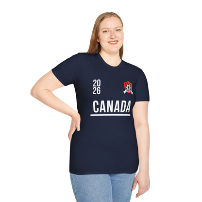 Canada Soccer Tee Flag Football Shirt Gift 2026 T-Shirt