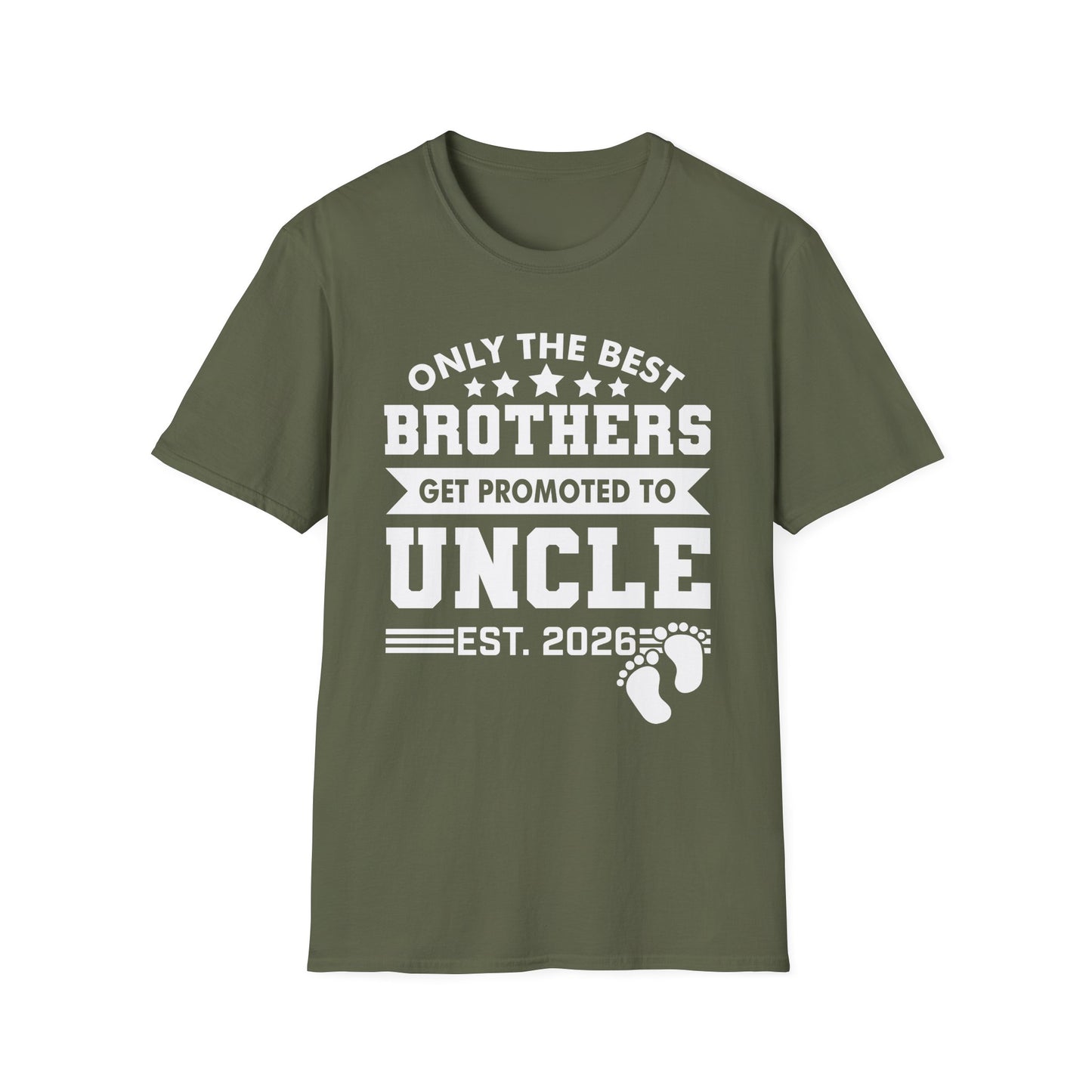Funny Men Only The Best Brothers Get Promoted to Uncle New Uncle T-shirt