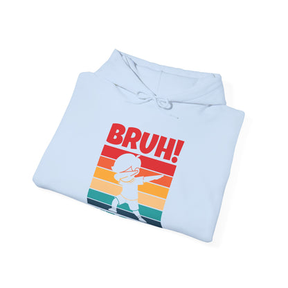 Funny Bruh We Back Teachers Kids Funny Back To School Hoodie