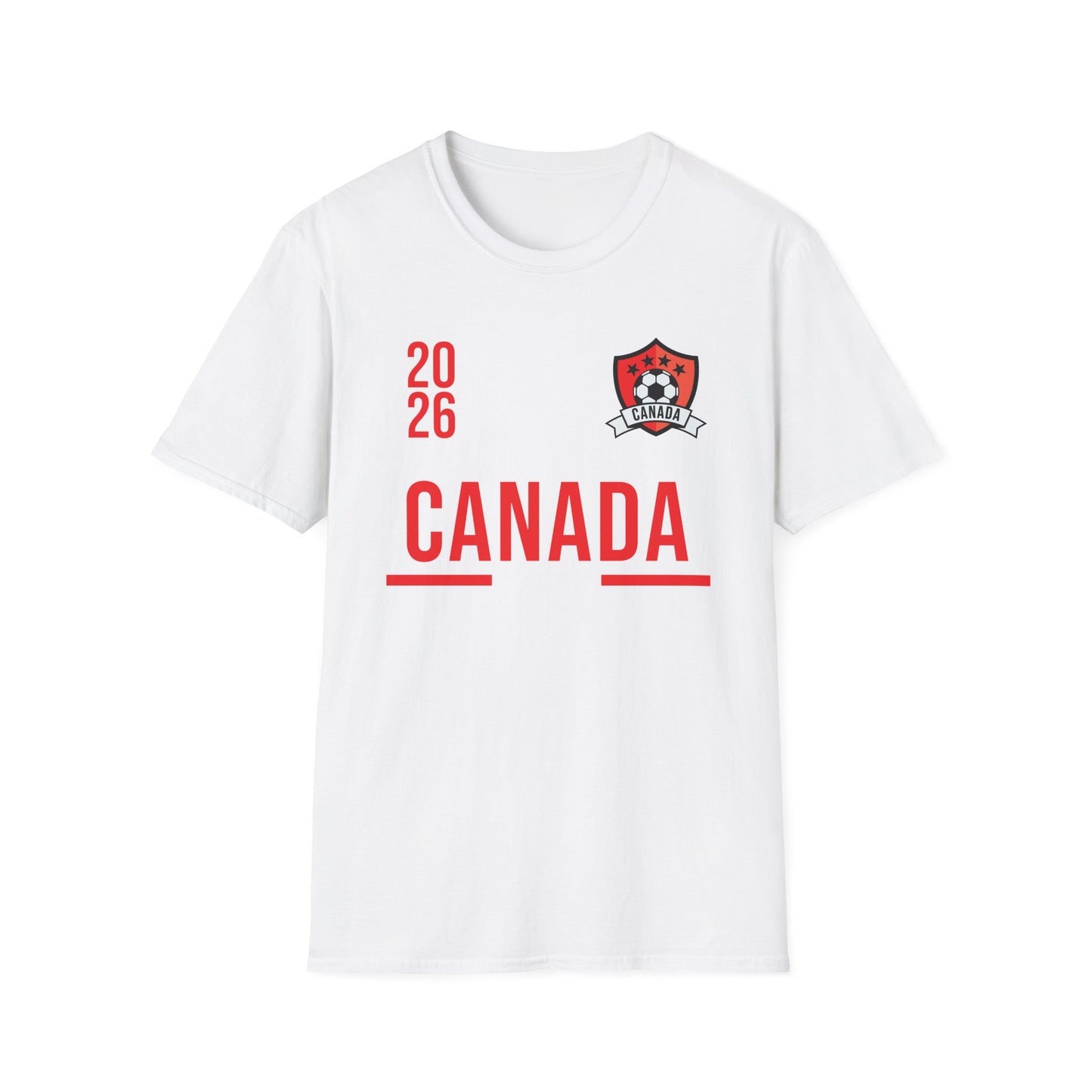 Canada Soccer Tee Flag Football Shirt Gift 2026 T-Shirt