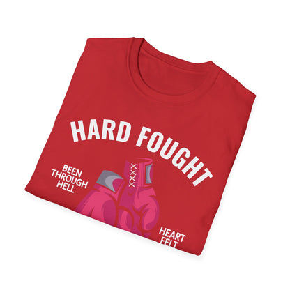 Hard Fought Hallelujah Praise Jesus Lake Christian T-Shirt For Men Women