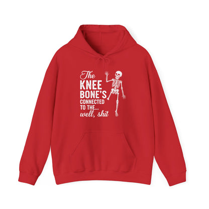 The Knee Bone's Connected to The Well, Shit Amputee Gifts Hoodie
