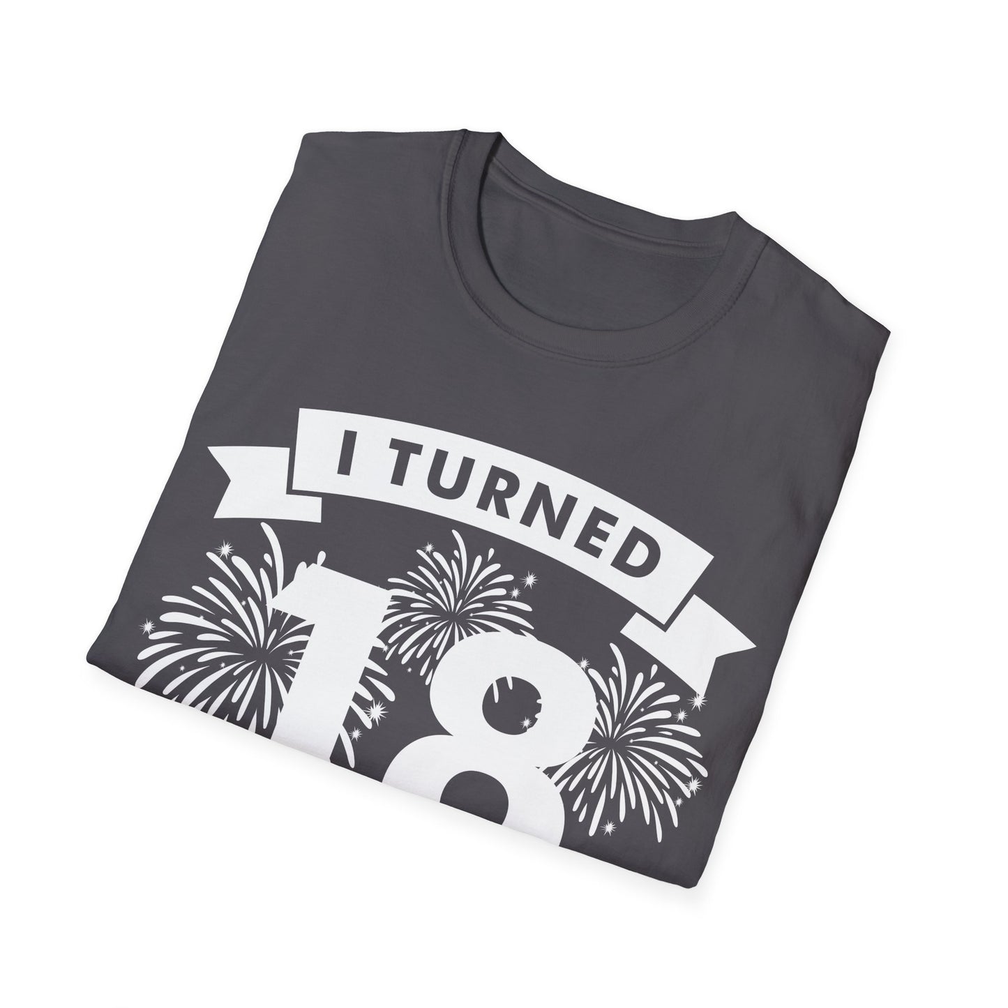 Funny I Turned 18 In 2026 18th Birthday Party Gift T-Shirt For Men Women
