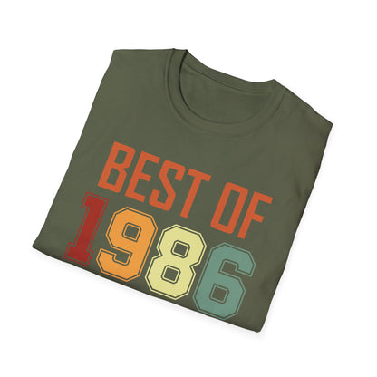 Funny Vintage Best of 1986 40 Year Old Gift 40th Birthday T-Shirt For Men Women T-Shirt