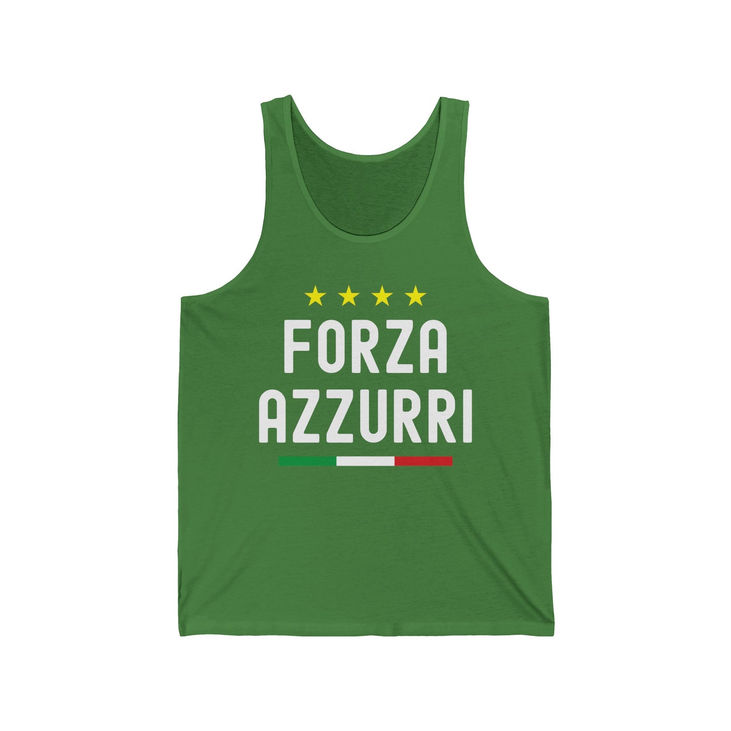Italy Football Forza Azzurri Italia Soccer Jersey Tank Top for Men Women