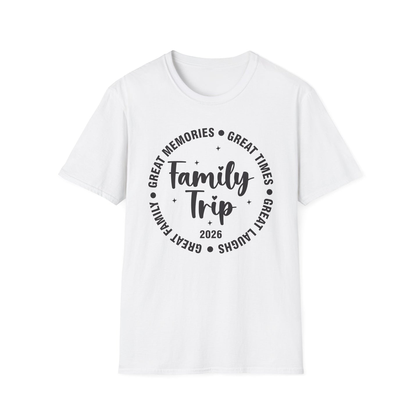 Family Trip Vacation 2026 Matching Summer Group T-Shirt For Men Women