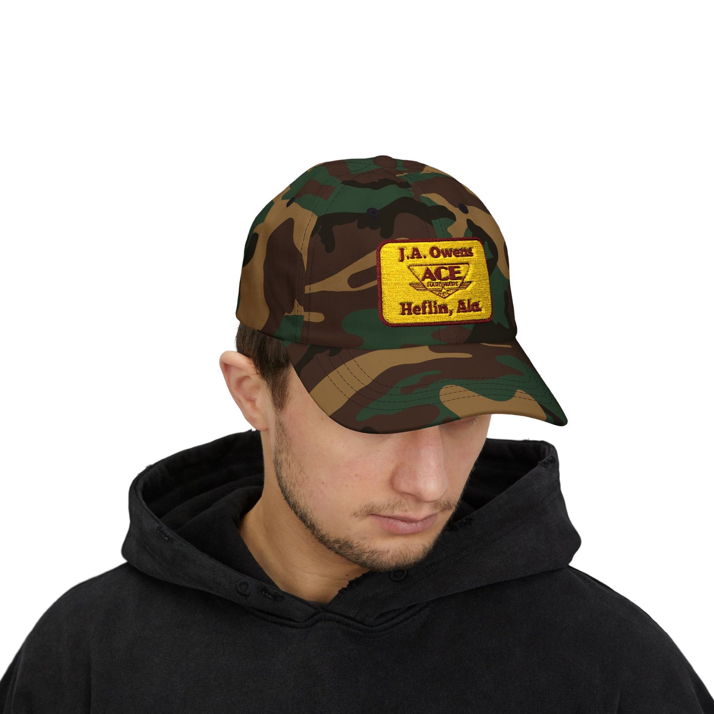 J A Owens Heflin Alabama Jim Hopper Stranger Things Dad Hat For Men