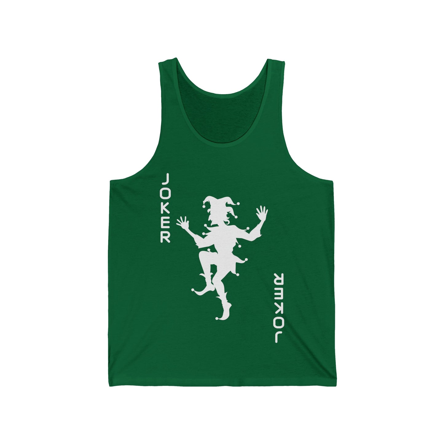 Joker of Spades Deck of Cards Halloween Costume Tank Top for Men