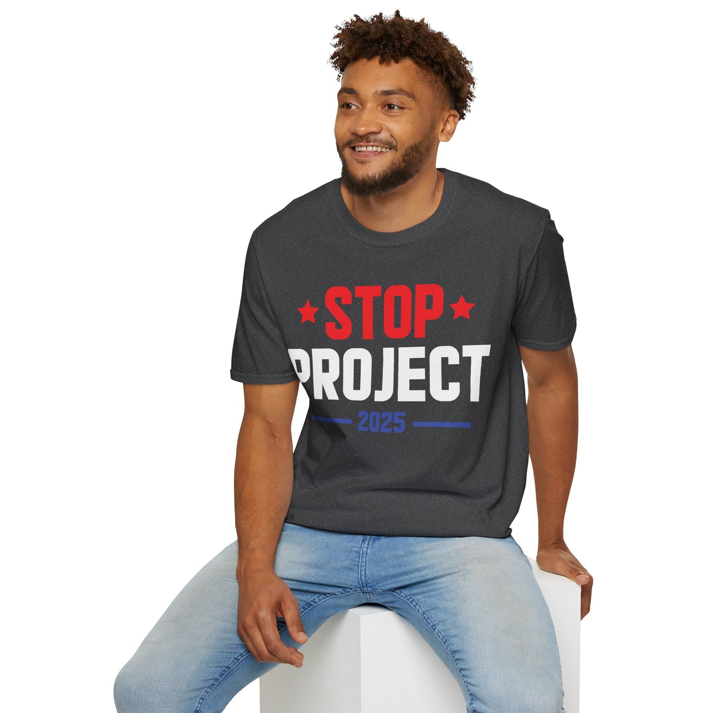 Stop Project 2025 T-Shirt For Women Men T-Shirt