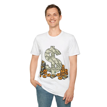 Cool As Dollar Bill Dollar Sign $$ Gift T-Shirt For Men Women T-Shirt