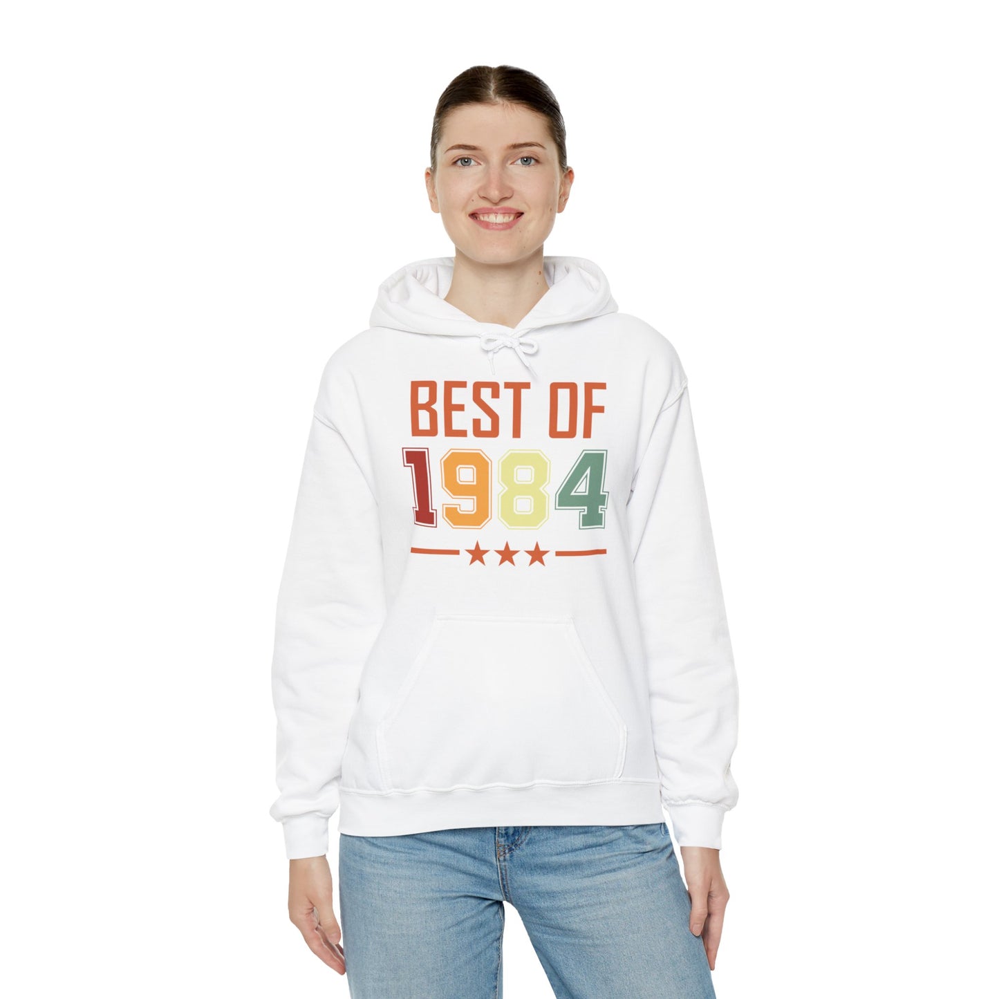 Funny Vintage Best of 1984 40 Year Old Gift 40th Birthday Hoodie For Men Women Hoodie