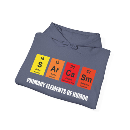 Sarcasm Primary Element of Humor Chemistry Funny Hoodie for Men Women