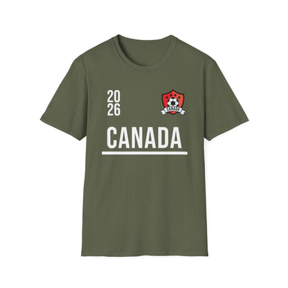 Canada Soccer Tee Flag Football Shirt Gift 2026 T-Shirt