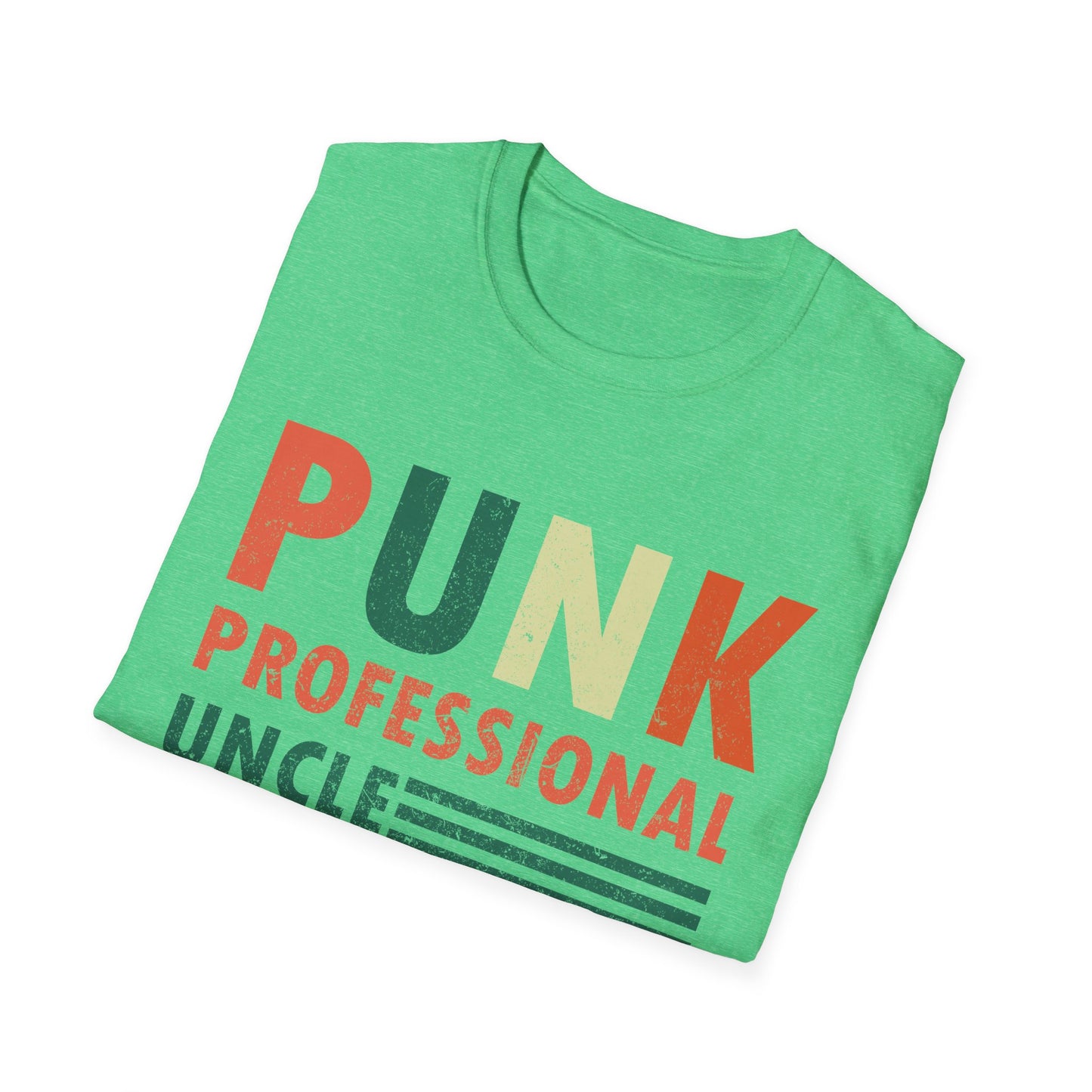 Funny Mens Punk Rock Professional Uncle No Kids Uncle Fathers Day T-Shirt for Men