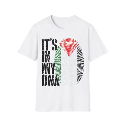 It's In My DNA Palestinian Shirt Arabic Gifts Palestine Flag T-Shirt For Men Women T-Shirt