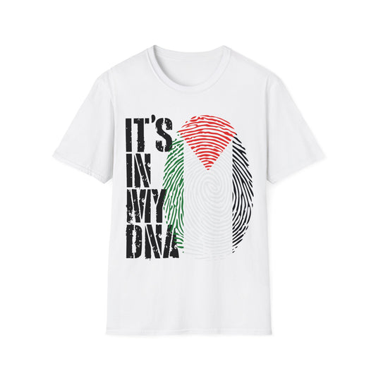 It's In My DNA Palestinian Shirt Arabic Gifts Palestine Flag T-Shirt For Men Women T-Shirt